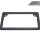 AutoTecknic Dry Carbon Fiber Motorcycle License Plate Frame