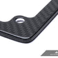 AutoTecknic Dry Carbon Fiber Motorcycle License Plate Frame