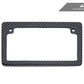AutoTecknic Dry Carbon Fiber Motorcycle License Plate Frame