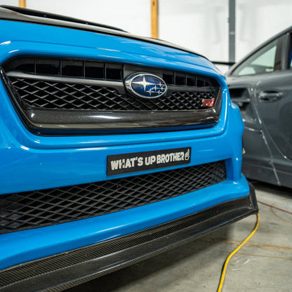 Billetworkz "What's Up Brother" License Plate Delete - Graveyard Performance