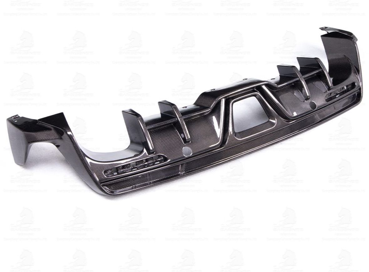 Carbon Fiber TMS Style Rear Diffuser - Toyota Supra A90/A91 | Palenon Performance - Graveyard Performance