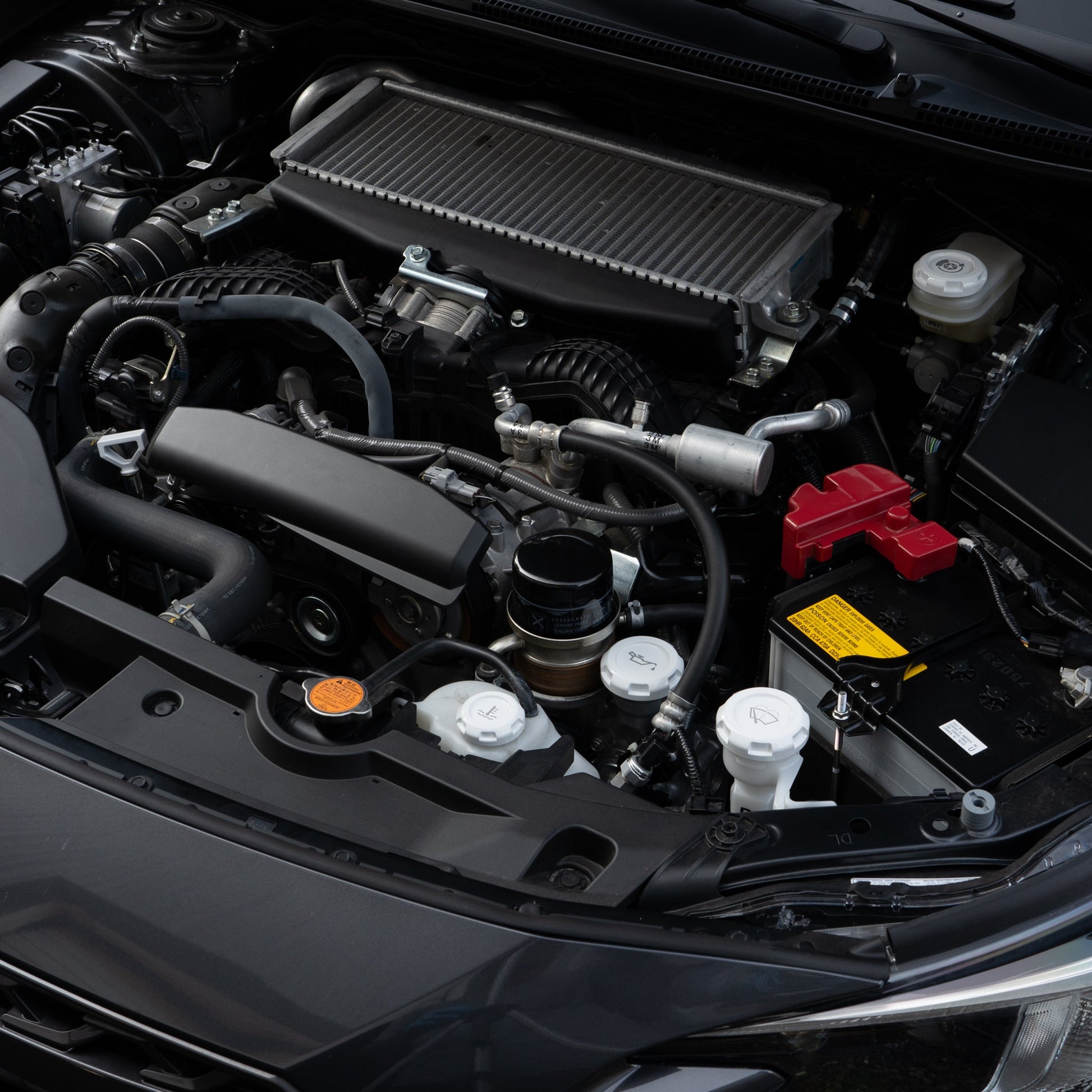 Billetworkz Engine Bay Caps - Subaru WRX/STI 2008-2014 - Graveyard Performance