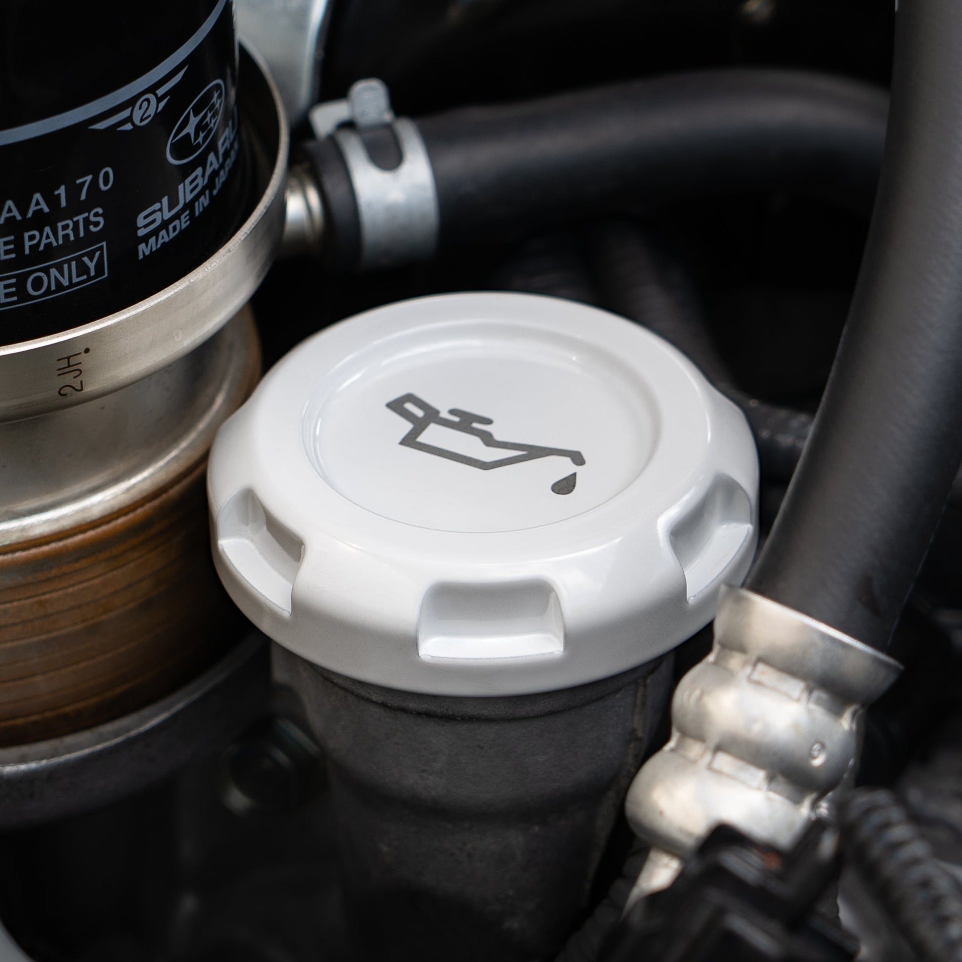 Billetworkz Engine Bay Caps - Subaru Crosstrek 2013+ - Graveyard Performance
