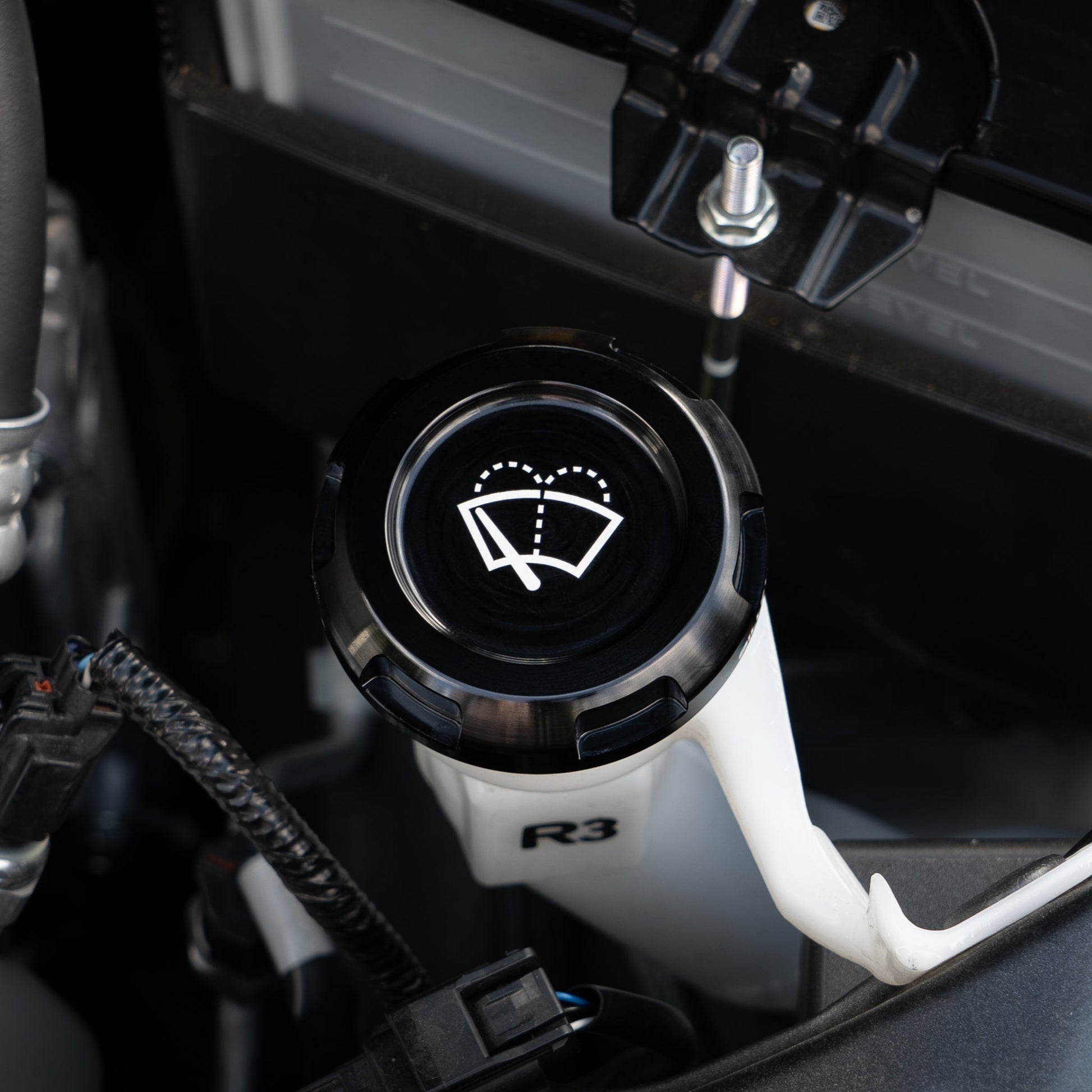 Billetworkz Wiper Fluid Reservoir Cap - Subaru (2002+) - Graveyard Performance