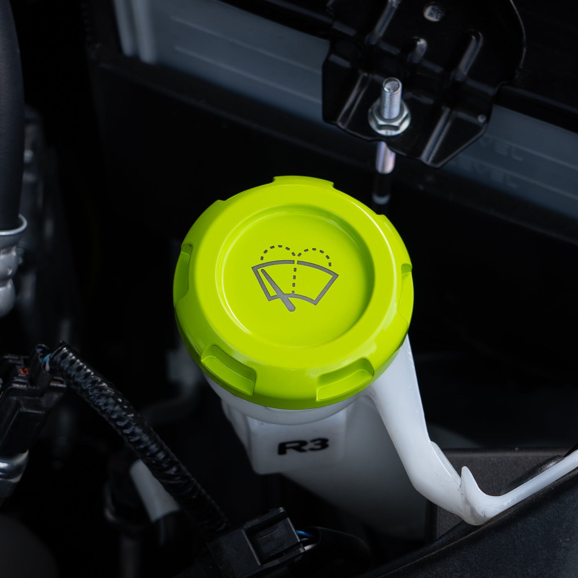 Billetworkz Wiper Fluid Reservoir Cap - Subaru (2002+) - Graveyard Performance