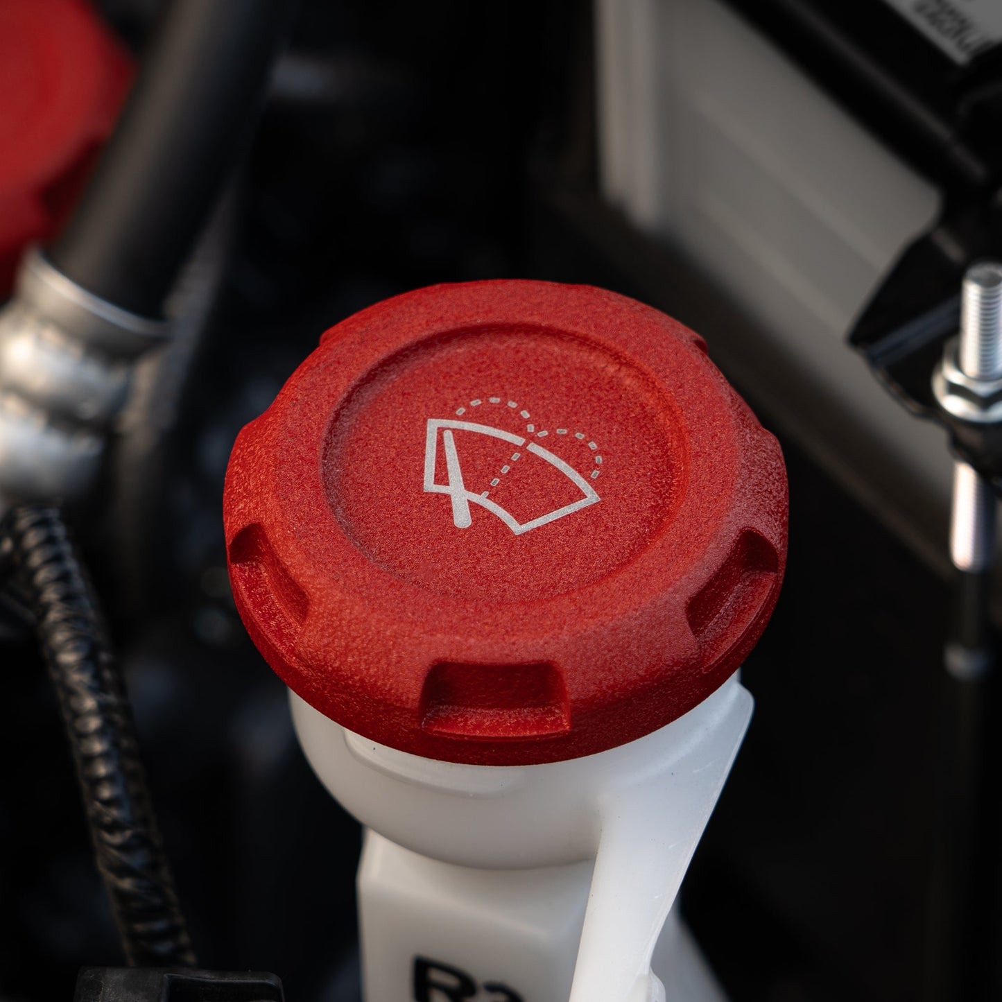 Billetworkz Wiper Fluid Reservoir Cap - Subaru (2002+) - Graveyard Performance