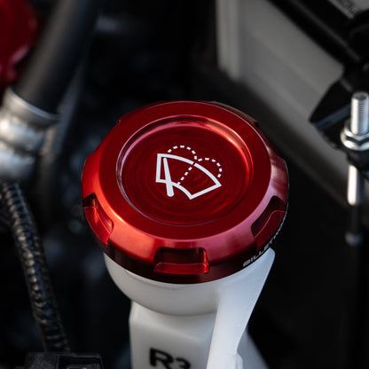 Billetworkz Wiper Fluid Reservoir Cap - Subaru (2002+) - Graveyard Performance