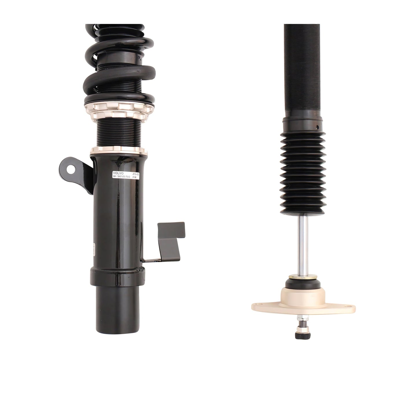 BC Racing Coilovers 05-11 Volvo S40 (FWD) / 05-11 Volvo V50 (FWD)