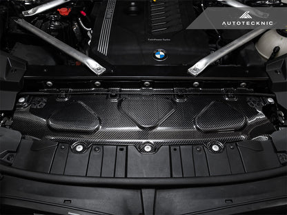 AutoTecknic Dry Carbon Fiber Cooling Shroud - G05 X5 | G06 X6 | G07 X7 - Graveyard Performance