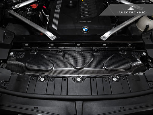 AutoTecknic Dry Carbon Fiber Cooling Shroud - G05 X5 | G06 X6 | G07 X7 - Graveyard Performance