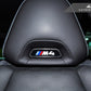 AutoTecknic Dry Carbon Front Seat Illuminated Emblem Cover - BMW M