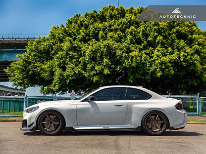 AutoTecknic Dry Carbon Side Skirt Extension Set - G87 M2 - Graveyard Performance