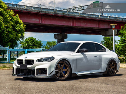 AutoTecknic Dry Carbon Podium Front Lip Set - G87 M2 - Graveyard Performance