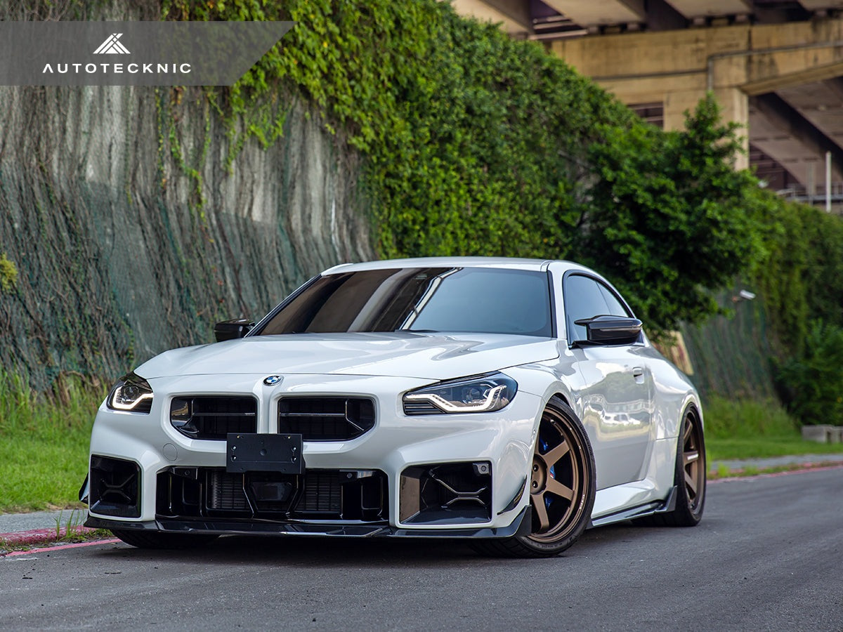 AutoTecknic Dry Carbon Podium Front Lip Set - G87 M2 - Graveyard Performance