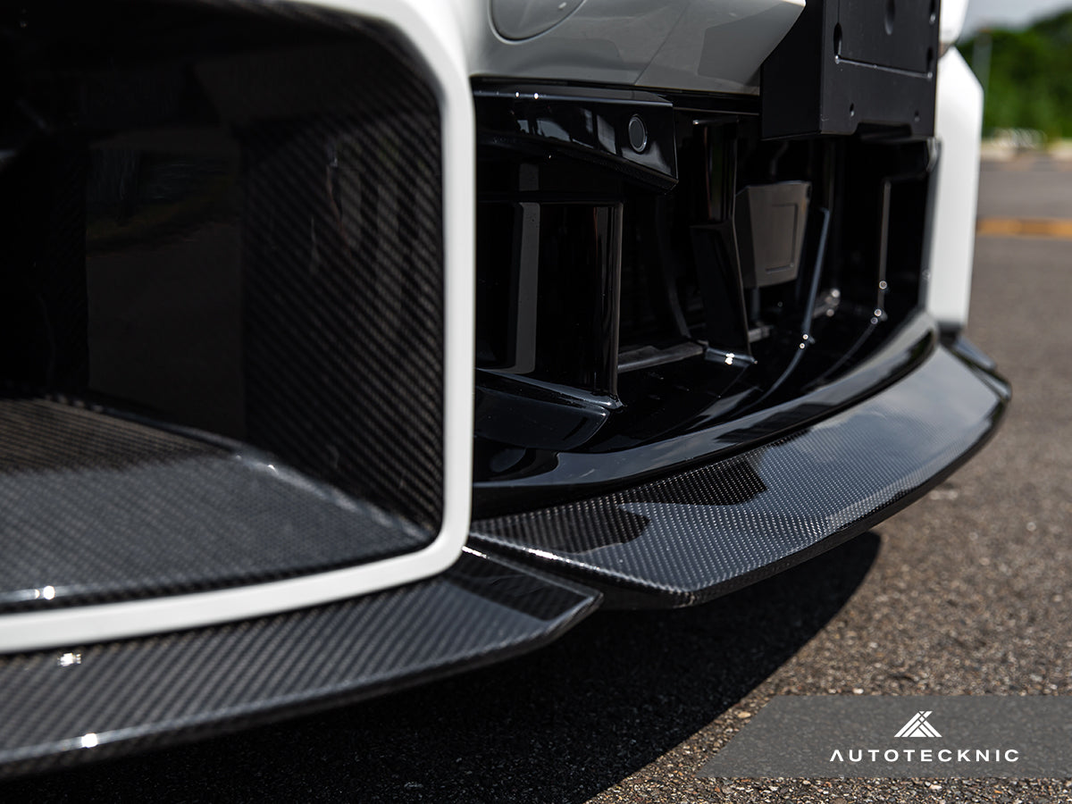 AutoTecknic Dry Carbon Podium Front Lip Set - G87 M2 - Graveyard Performance