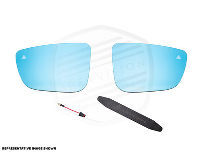 ApexVision Blue Tinted Side View Mirror Glass Set - E84 X1 - Graveyard Performance