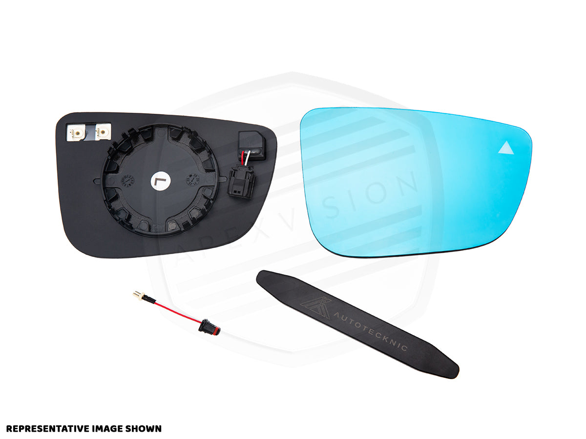 ApexVision Blue Tinted Side View Mirror Glass Set - ＭINI F54/ F55/ F56/ F57/ F60 - Graveyard Performance