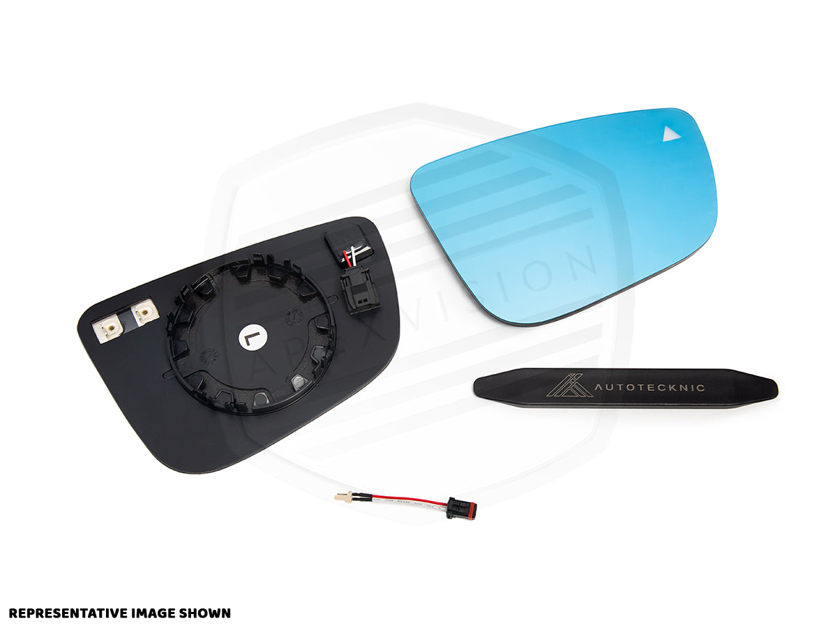 ApexVision Blue Tinted Side View Mirror Glass Set - Nissan R35 GTR - Graveyard Performance