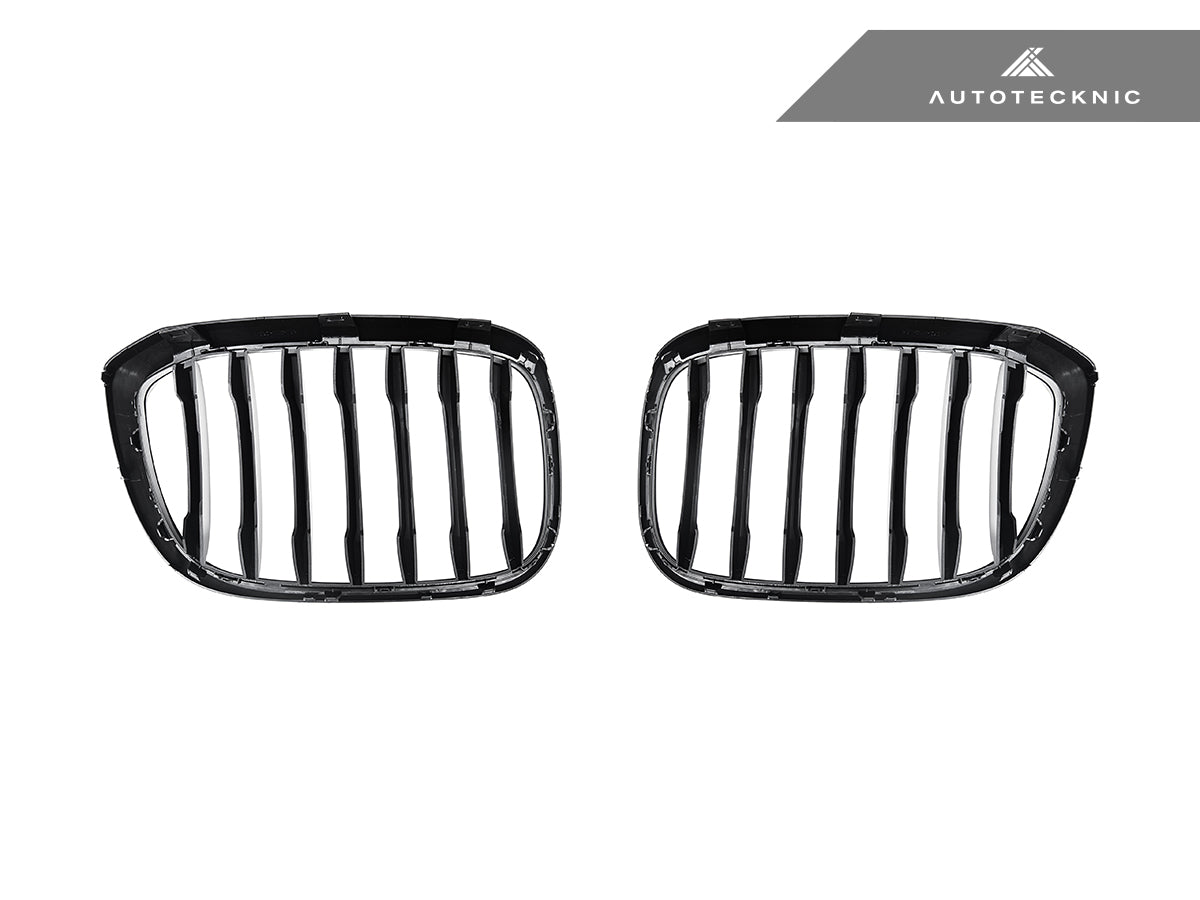 AutoTecknic Gloss Black Front Grille Set - G01 X3 | G02 X4 Pre-LCI - Graveyard Performance