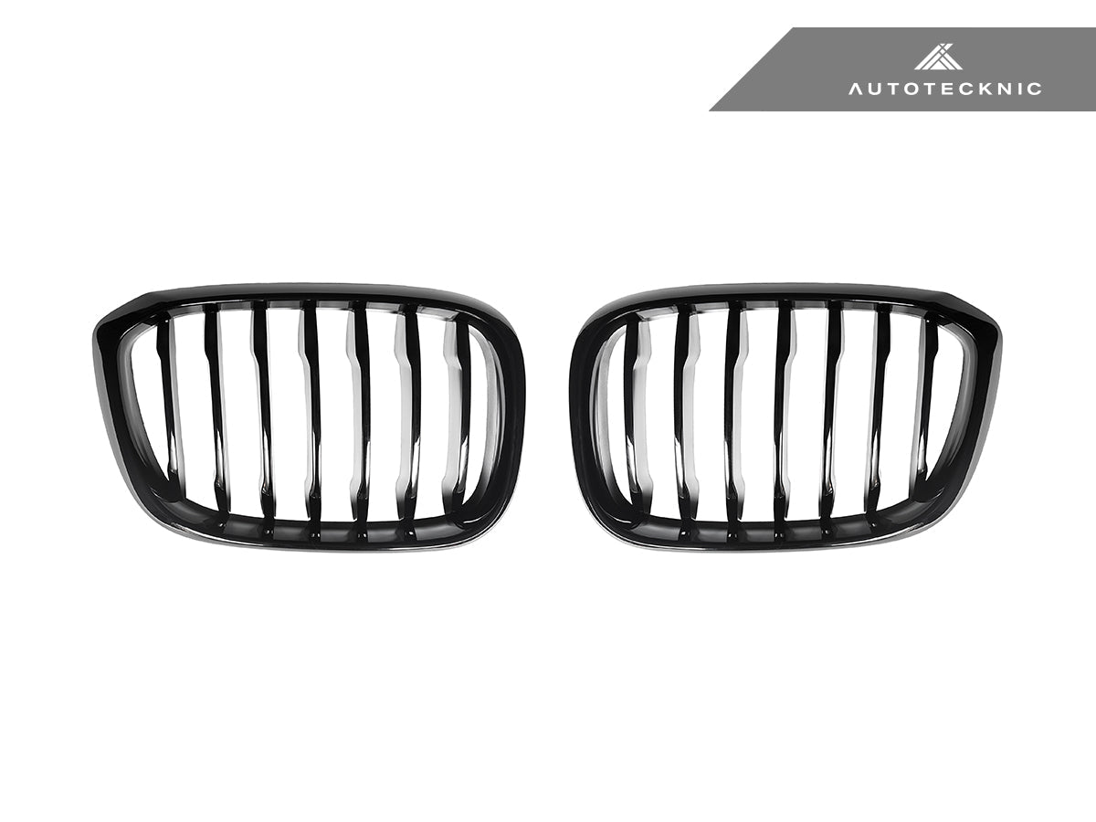 AutoTecknic Gloss Black Front Grille Set - G01 X3 | G02 X4 Pre-LCI - Graveyard Performance