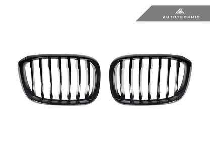 AutoTecknic Gloss Black Front Grille Set - G01 X3 | G02 X4 Pre-LCI - Graveyard Performance