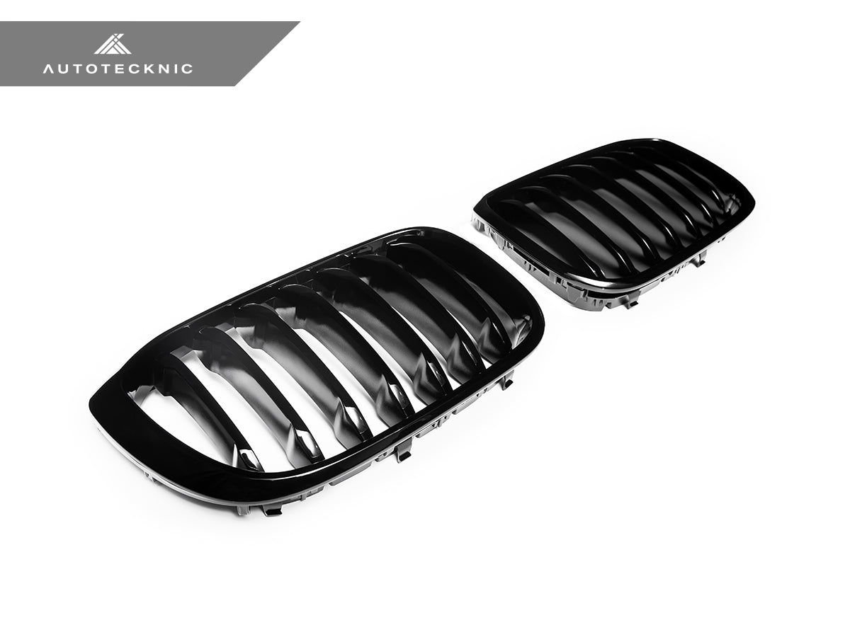 AutoTecknic Gloss Black Front Grille Set - G01 X3 | G02 X4 Pre-LCI - Graveyard Performance
