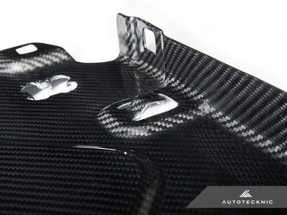 AutoTecknic Dry Carbon Fiber Cooling Shroud - G05 X5 | G06 X6 | G07 X7 - Graveyard Performance