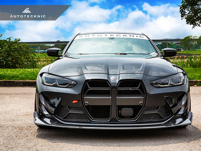 AutoTecknic Dry Carbon Corsa Front Bumper Lower Vent Set - G80 M3 | G82/ G83 M4 - Graveyard Performance