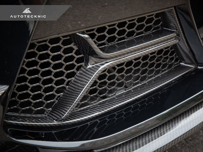 AutoTecknic Dry Carbon Corsa Front Bumper Lower Vent Set - G80 M3 | G82/ G83 M4 - Graveyard Performance