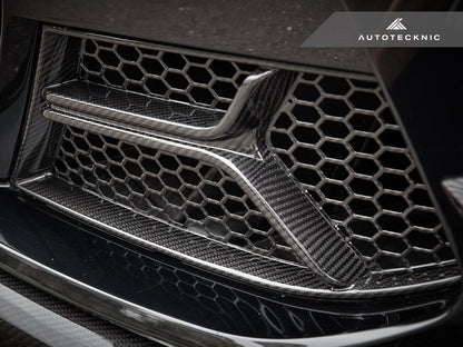 AutoTecknic Dry Carbon Corsa Front Bumper Lower Vent Set - G80 M3 | G82/ G83 M4 - Graveyard Performance