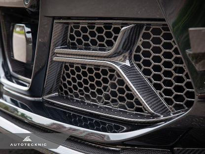 AutoTecknic Dry Carbon Corsa Front Bumper Lower Vent Set - G80 M3 | G82/ G83 M4 - Graveyard Performance