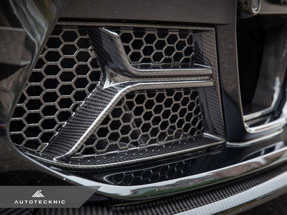 AutoTecknic Dry Carbon Corsa Front Bumper Lower Vent Set - G80 M3 | G82/ G83 M4 - Graveyard Performance