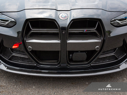 AutoTecknic Dry Carbon Corsa Front Bumper Lower Vent Set - G80 M3 | G82/ G83 M4 - Graveyard Performance