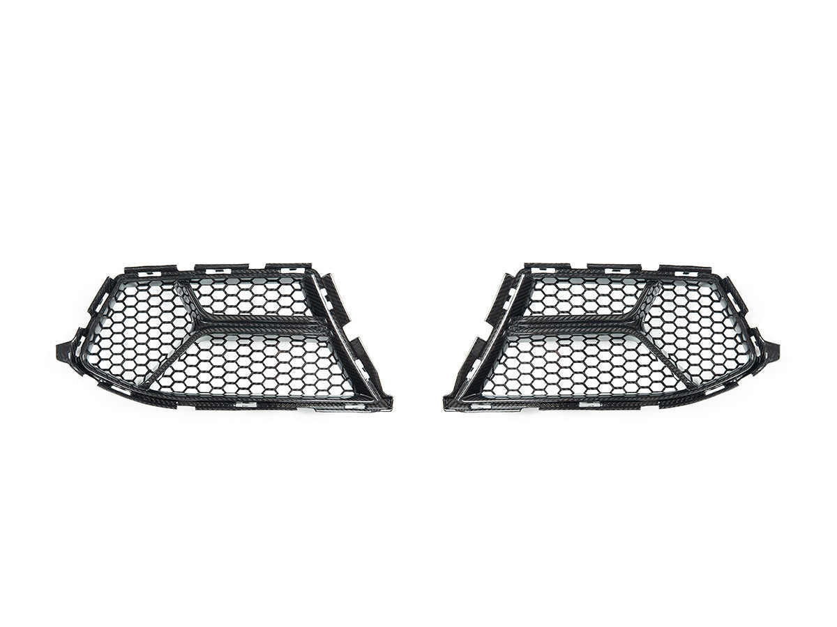 AutoTecknic Dry Carbon Corsa Front Bumper Lower Vent Set - G80 M3 | G82/ G83 M4