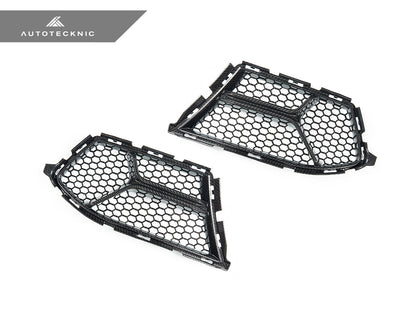 AutoTecknic Dry Carbon Corsa Front Bumper Lower Vent Set - G80 M3 | G82/ G83 M4 - Graveyard Performance