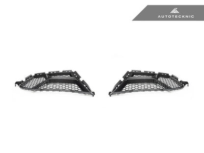 AutoTecknic Dry Carbon Corsa Front Bumper Lower Vent Set - G80 M3 | G82/ G83 M4 - Graveyard Performance