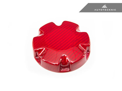 AutoTecknic Dry Carbon Coolant Expansion Tank Cap Cover - Graveyard Performance