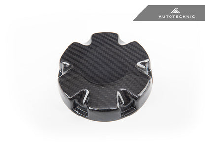 AutoTecknic Dry Carbon Coolant Expansion Tank Cap Cover - Graveyard Performance