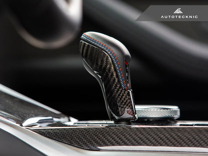 AutoTecknic Dry Carbon Gear Selector Cover - G8X M3/ M4 - Graveyard Performance