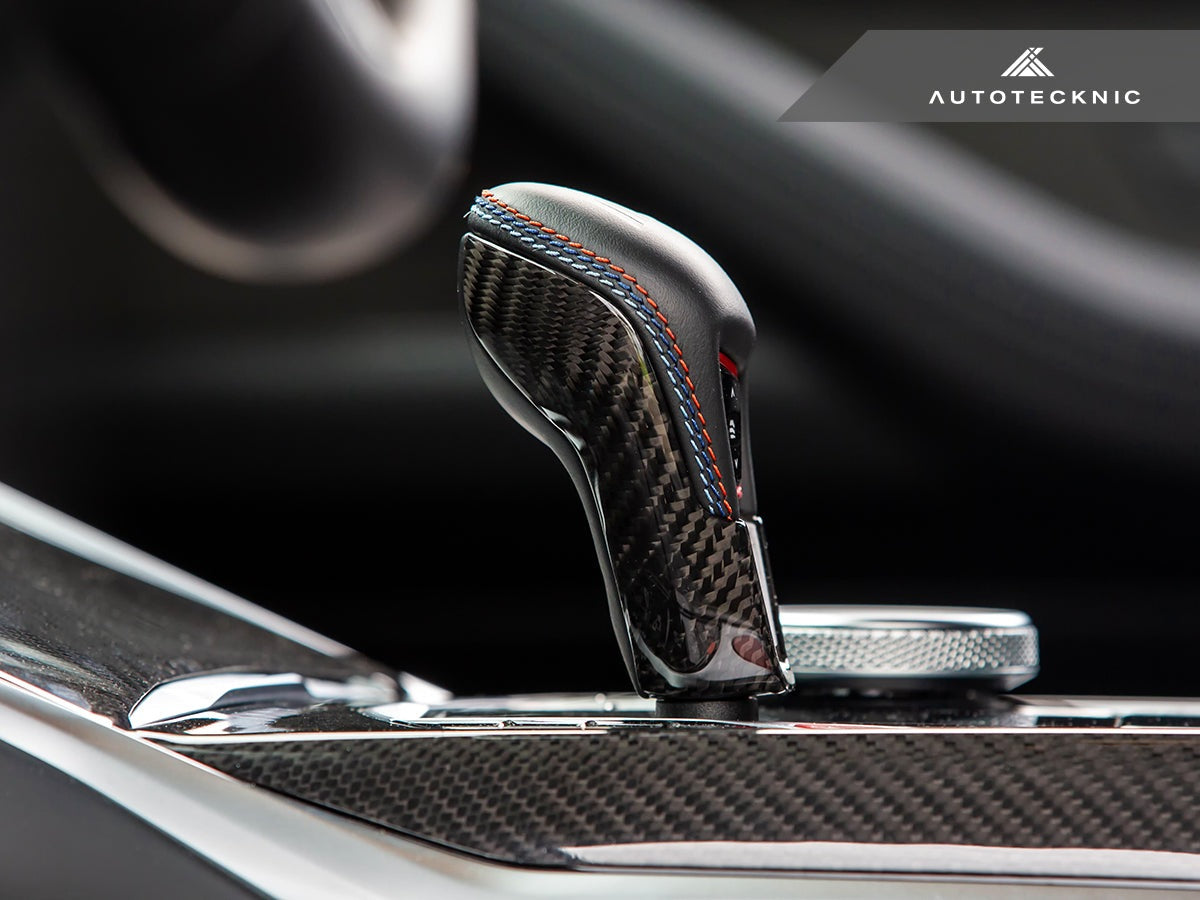 AutoTecknic Dry Carbon Gear Selector Cover - G09 XM - Graveyard Performance