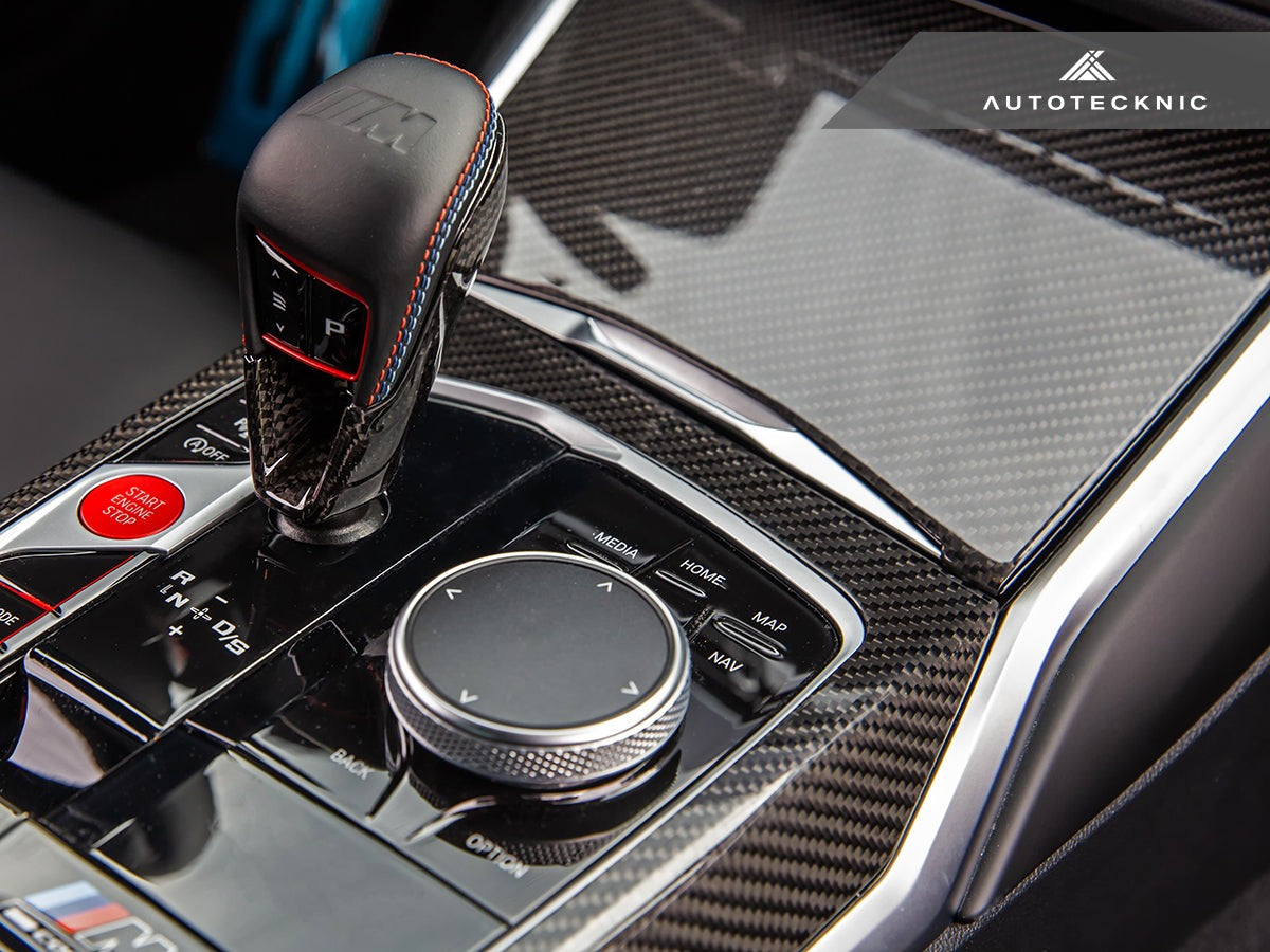 AutoTecknic Dry Carbon Gear Selector Cover - G09 XM - Graveyard Performance