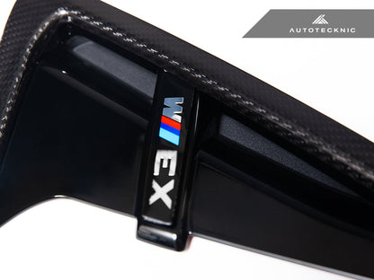 AutoTecknic Dry Carbon Gloss Black Fender Trim Set - F97 X3M | F98 X4M - Graveyard Performance