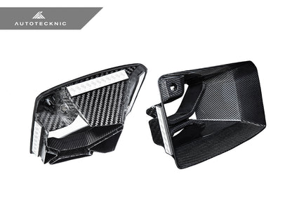 AutoTecknic Dry Carbon Podium Front Bumper Lower Vent Set - G87 M2 - Graveyard Performance