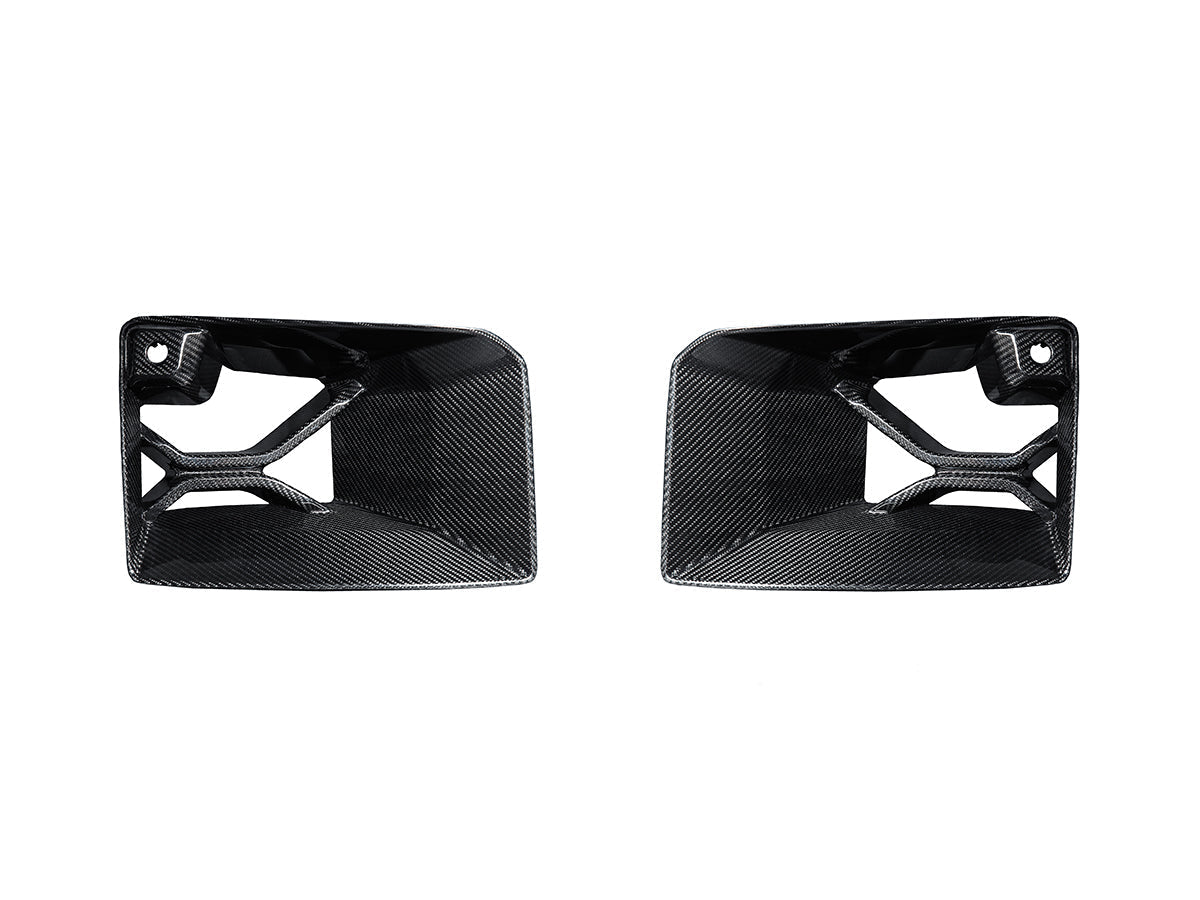 AutoTecknic Dry Carbon Podium Front Bumper Lower Vent Set - G87 M2