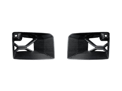 AutoTecknic Dry Carbon Podium Front Bumper Lower Vent Set - G87 M2