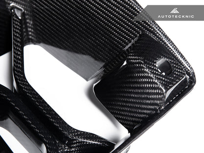 AutoTecknic Dry Carbon Podium Front Bumper Lower Vent Set - G87 M2 - Graveyard Performance