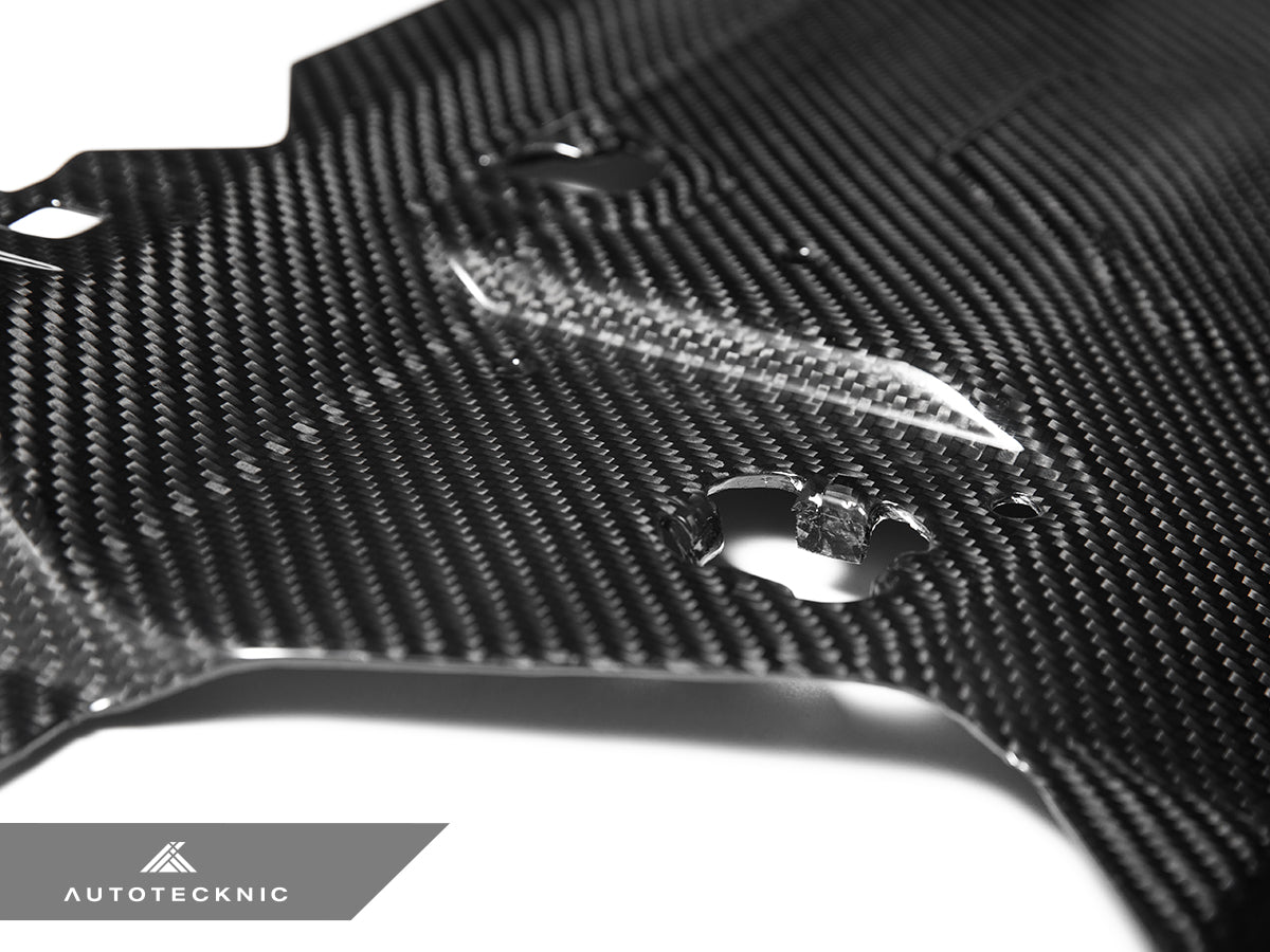 AutoTecknic Dry Carbon Fiber Cooling Shroud - F97 X3M | F98 X4M - Graveyard Performance