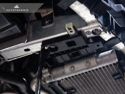 AutoTecknic Dry Carbon Oil Cooler Guard - G87 M2 | G80 M3 | G82/ G83 M4 - Graveyard Performance