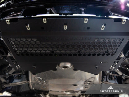 AutoTecknic Dry Carbon Oil Cooler Guard - G87 M2 | G80 M3 | G82/ G83 M4 - Graveyard Performance