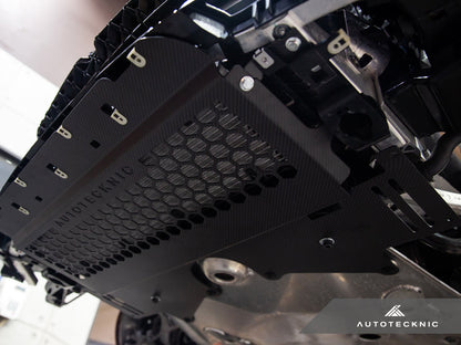 AutoTecknic Dry Carbon Oil Cooler Guard - G87 M2 | G80 M3 | G82/ G83 M4 - Graveyard Performance